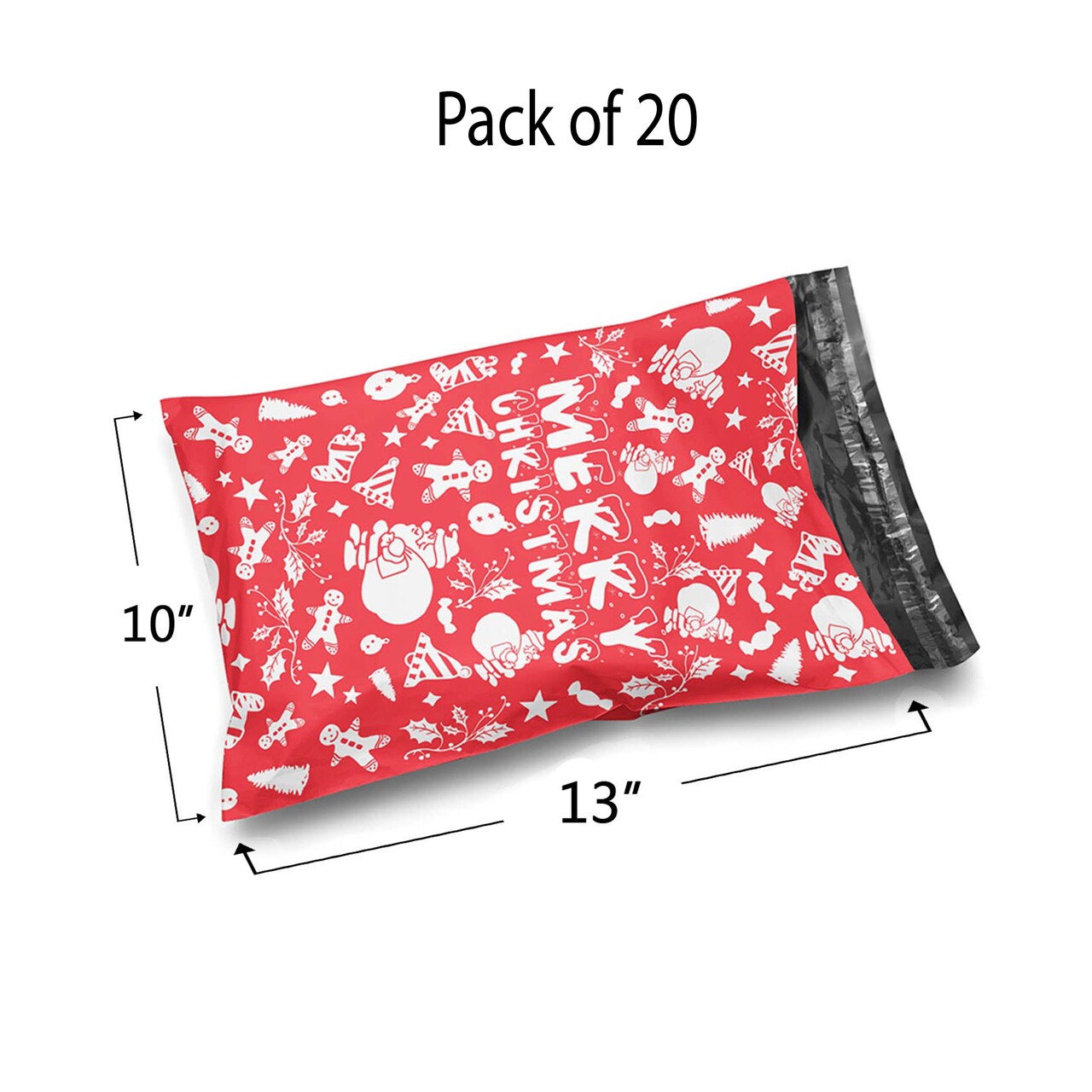 Design Poly Mailer Envelopes - 10 x 13 Glossy (Multi Pack & Design)